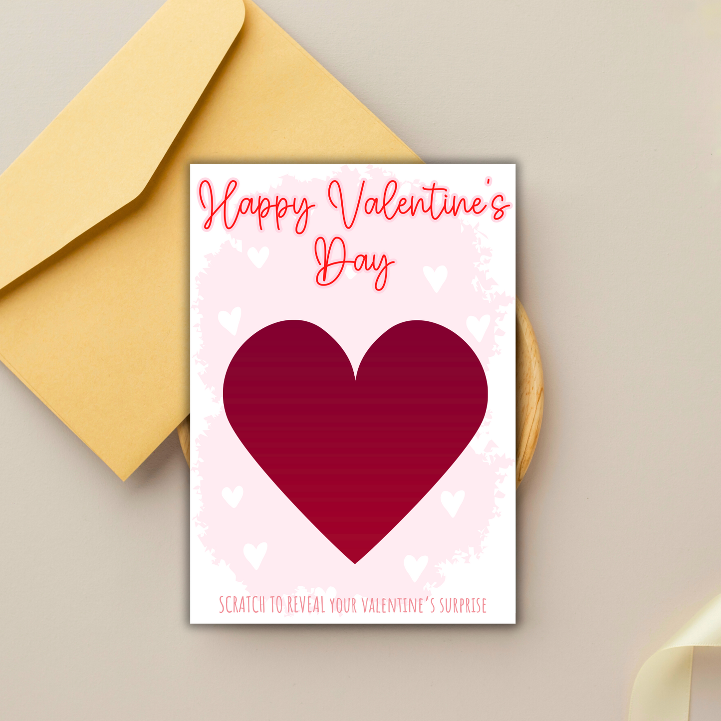 Valentines Naughty Scratch Card