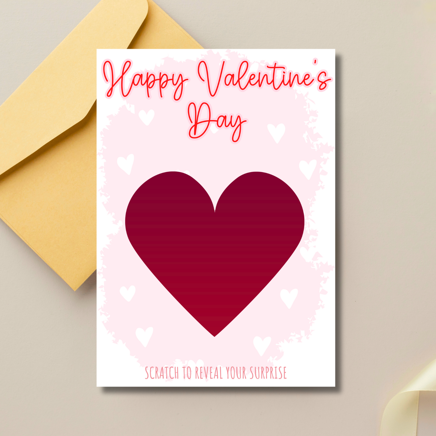Valentine's Day Scratch Card