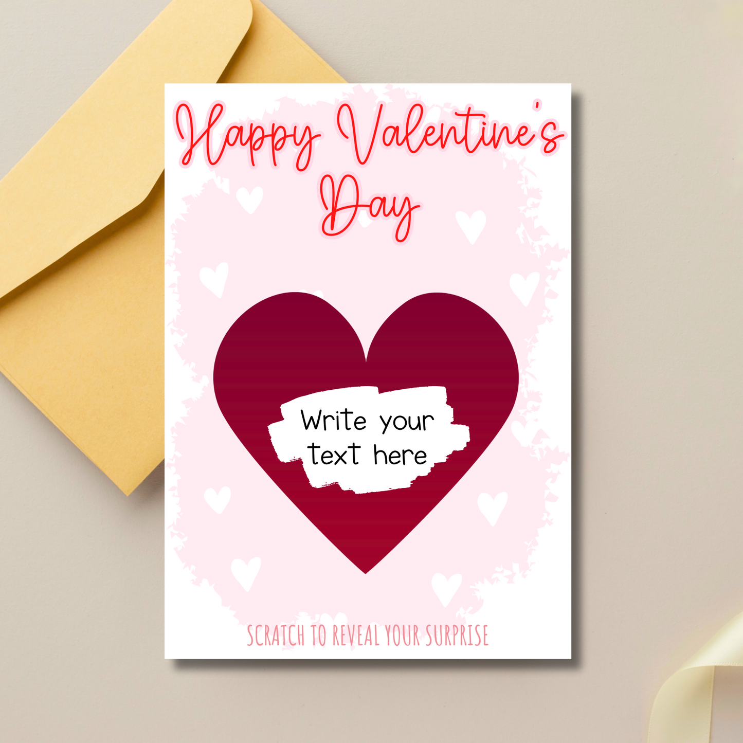 Valentine's Day Scratch Card