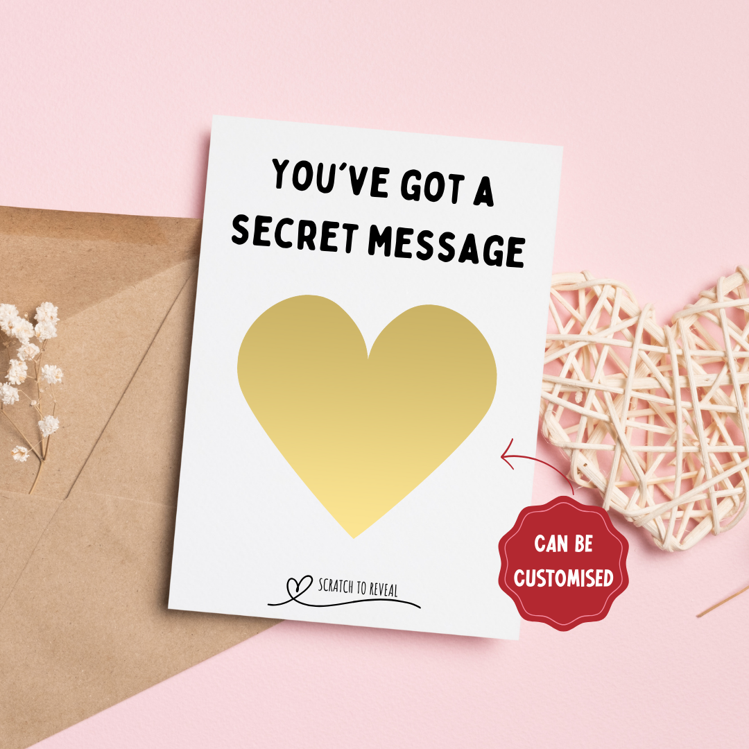 Personalised Message Surprise Scratch