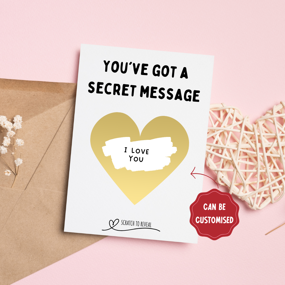 Personalised Message Surprise Scratch