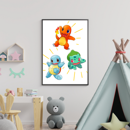 Pokémon Set of 3 Prints