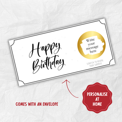 Happy Birthday Gift Voucher