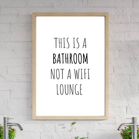 Not A Wifi Lounge Print