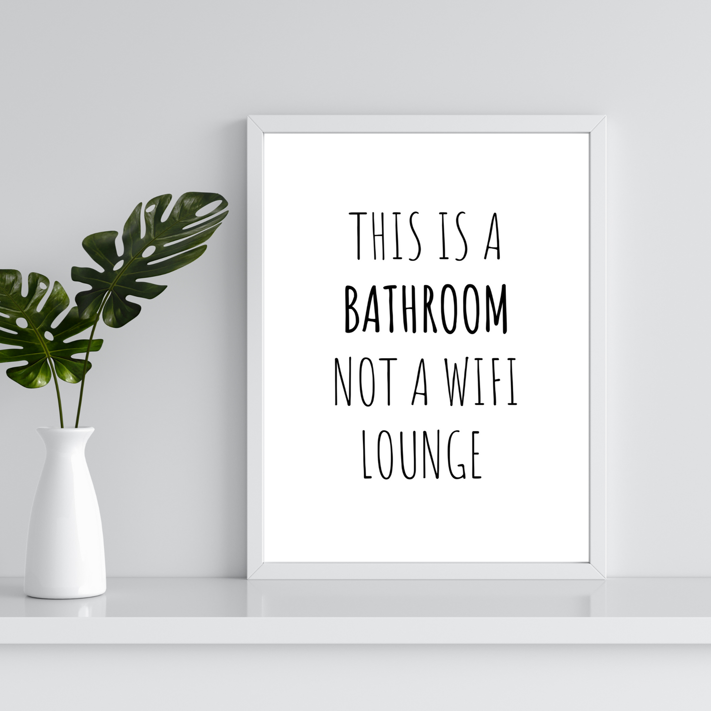 Not A Wifi Lounge Print