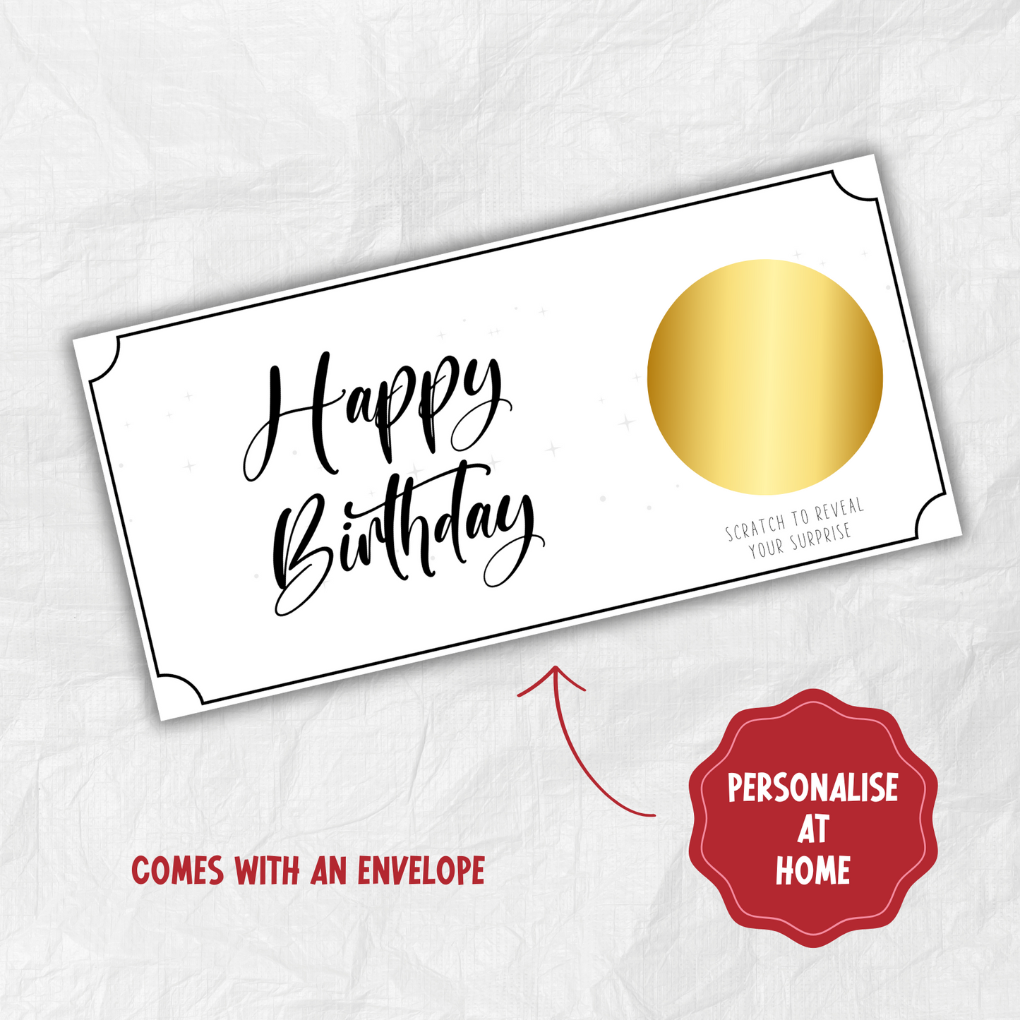 Happy Birthday Gift Voucher