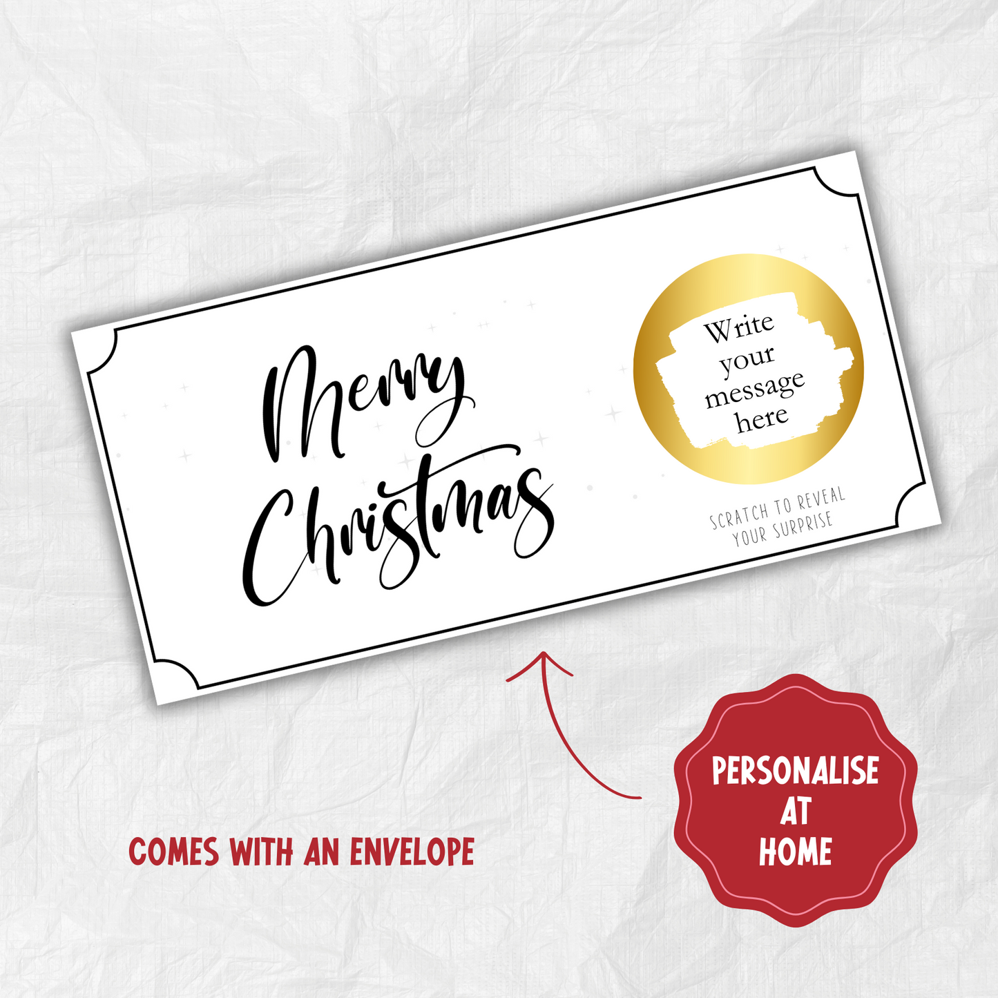 Merry Christmas Gift Voucher