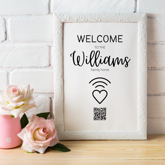 Welcome To The Family WiFi QR