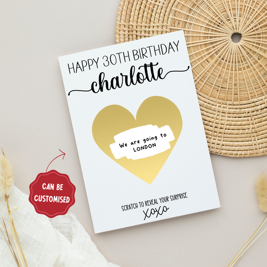 Scratch To Reveal Birthday Card