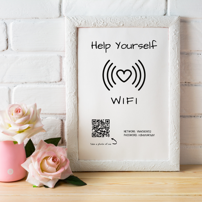 Help Yourself Wifi Sign