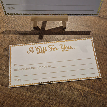 Luxury Love Foiled Voucher