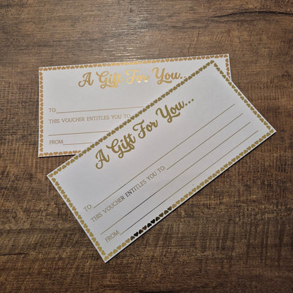 Luxury Love Foiled Voucher