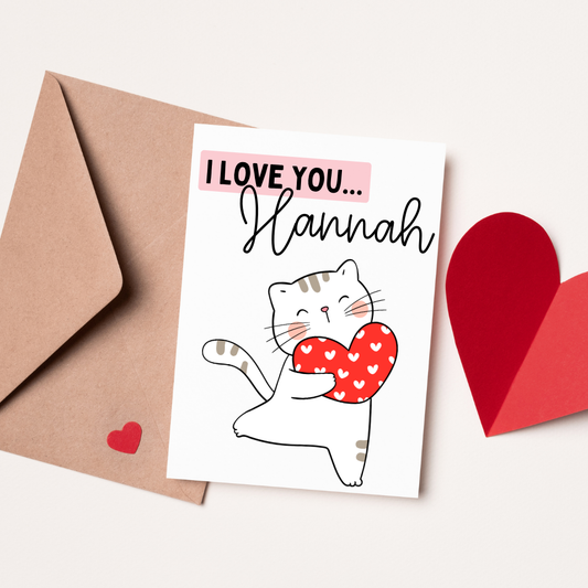 Love Cat Card