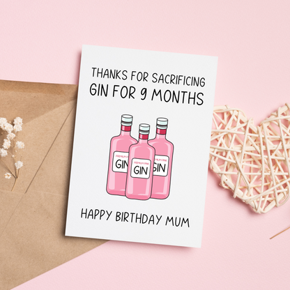 Happy Birthday Mum Card