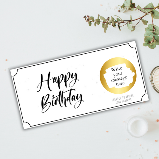 Happy Birthday Gift Voucher