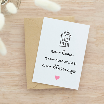 New Home New Blessings Card