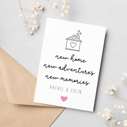 New Home New Memories Card