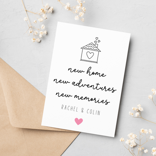 New Home New Memories Card