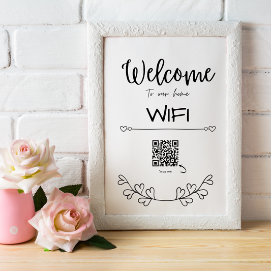 Our Home WiFi Sign