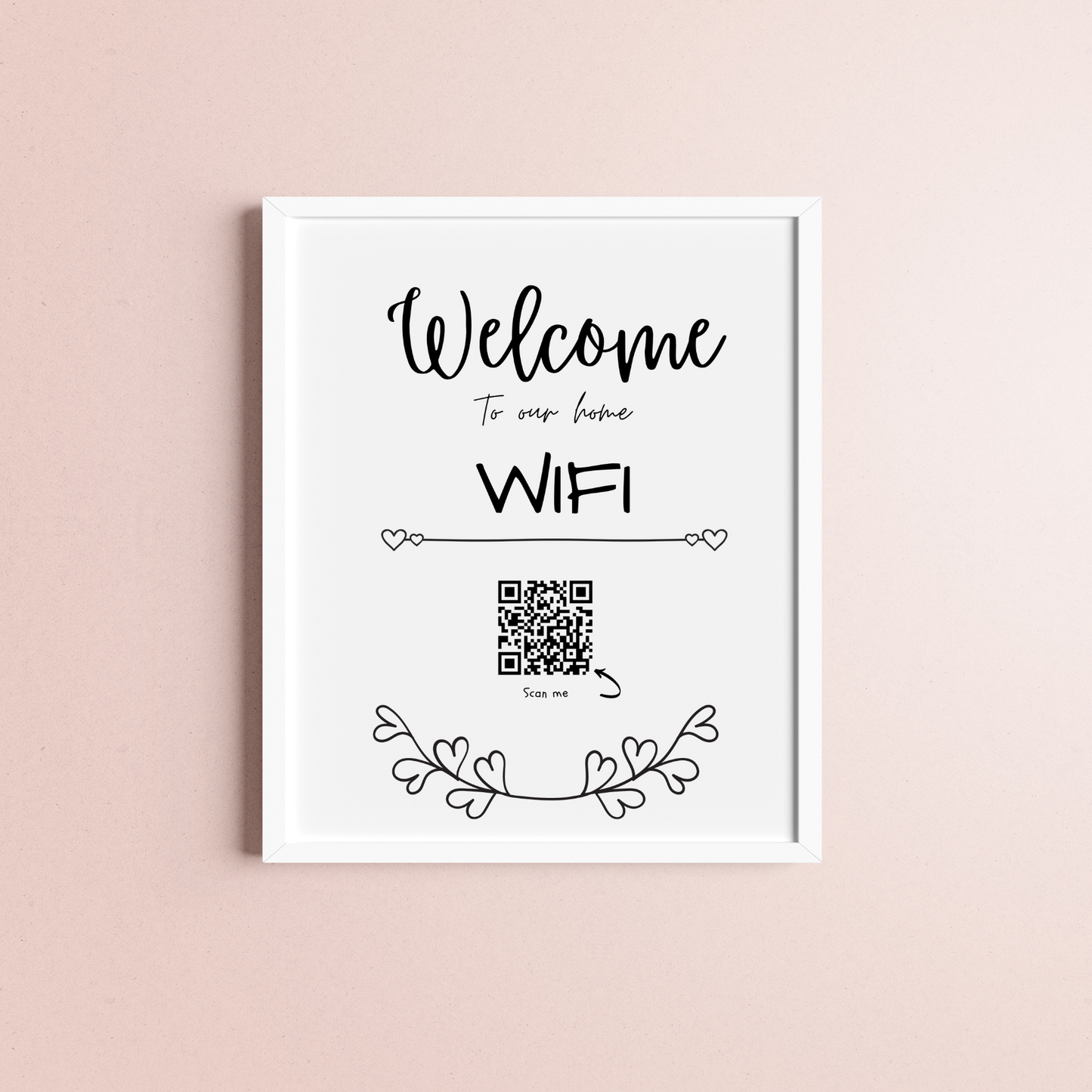 Our Home WiFi Sign