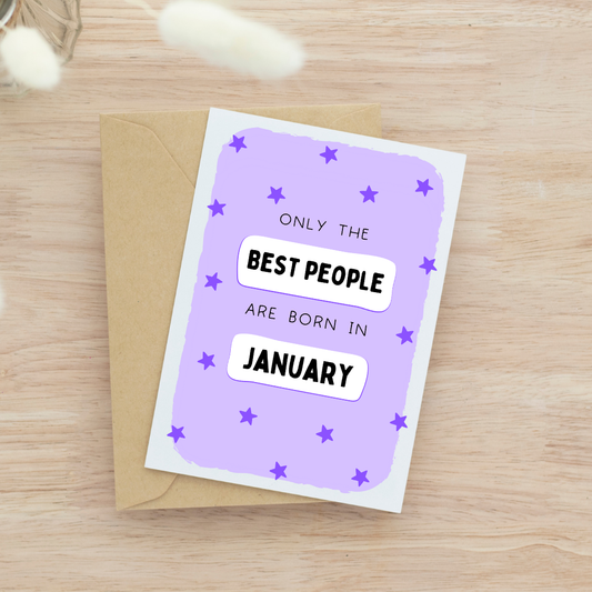 Best People Purple Card