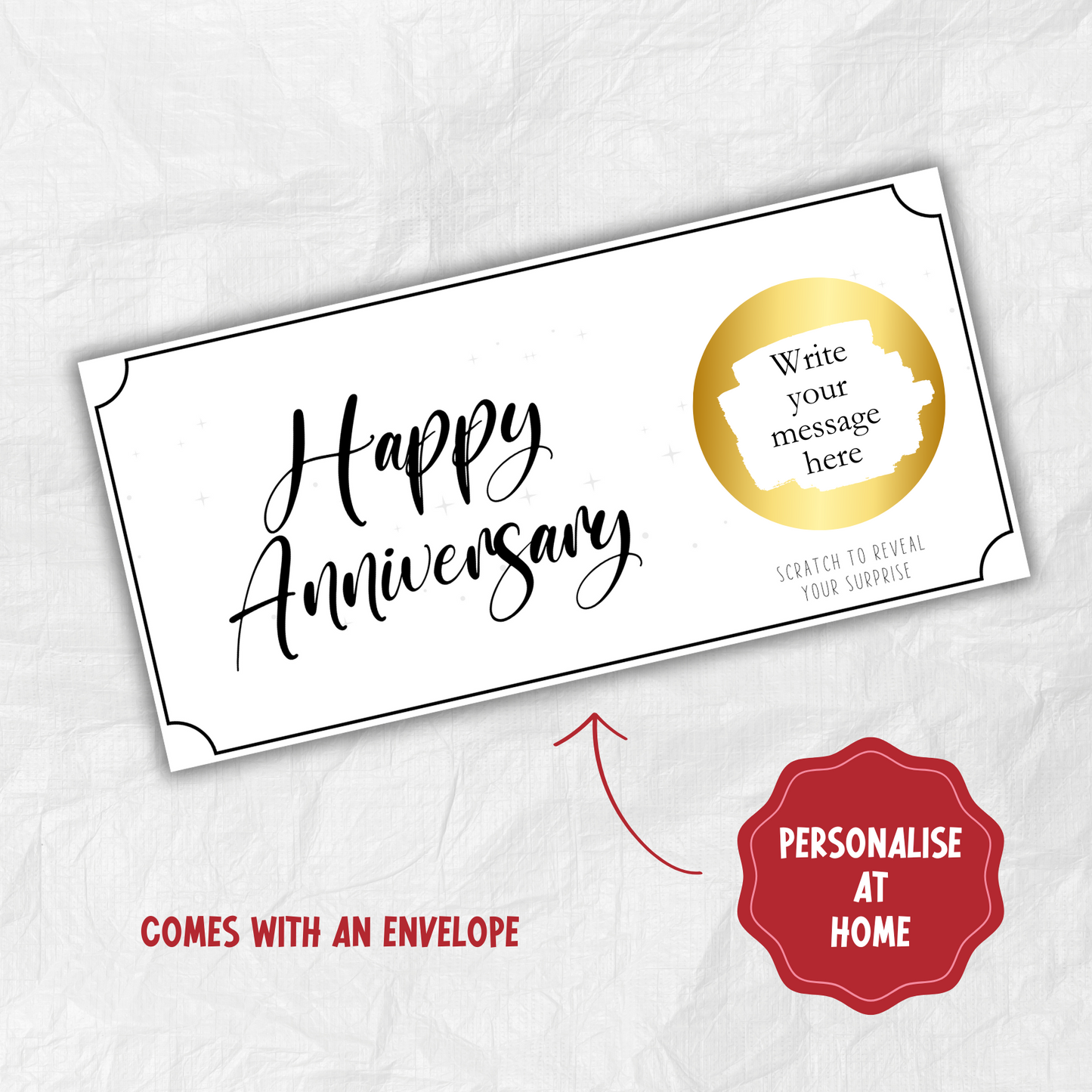 Happy Anniversary Gift Voucher