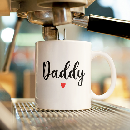 Mummy & Daddy Heart Mugs