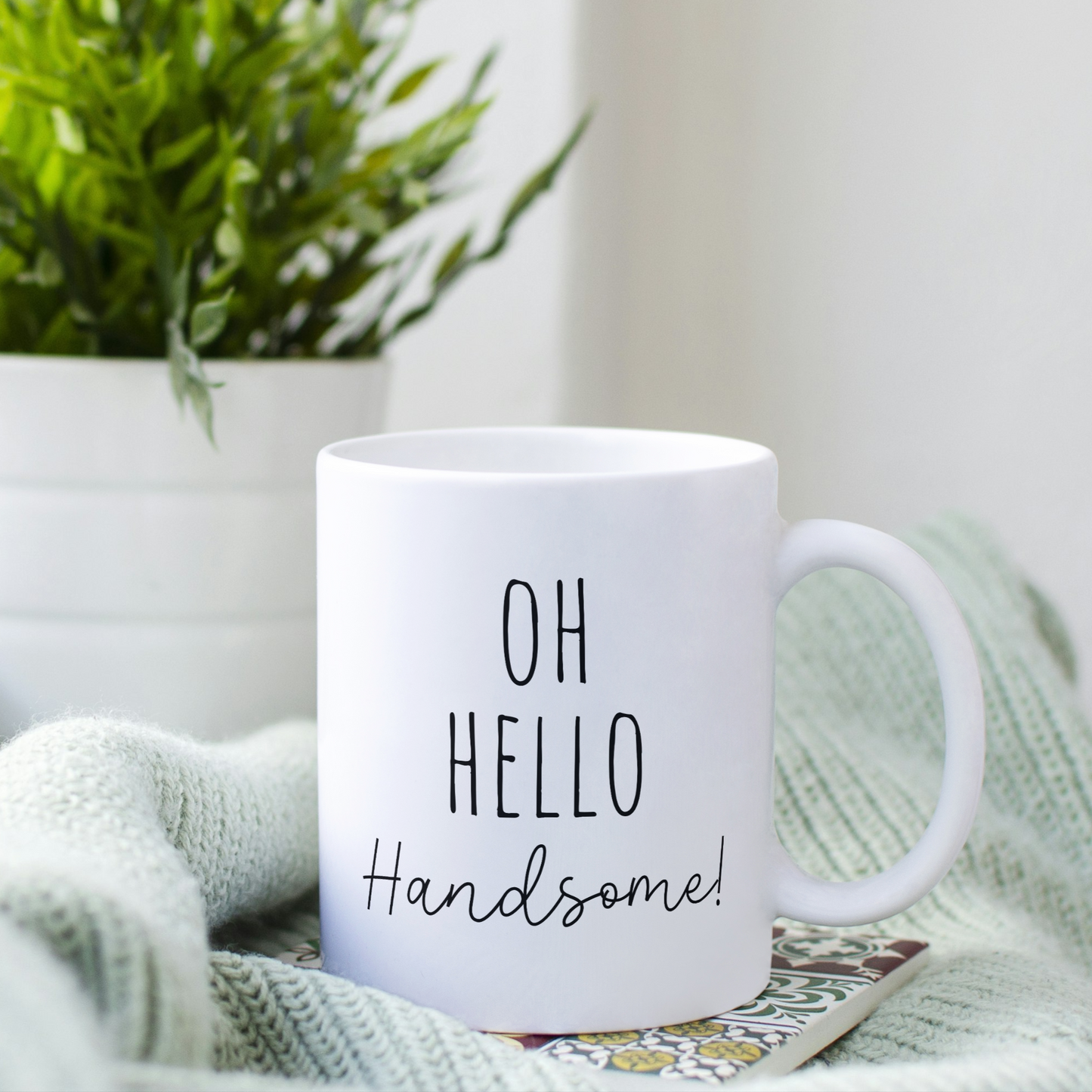 Hello Gorgeous Hello Handsome Mugs