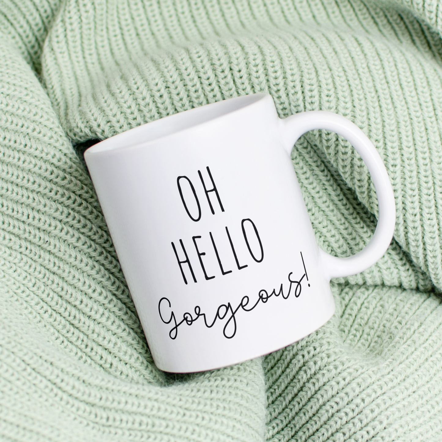 Hello Gorgeous Hello Handsome Mugs