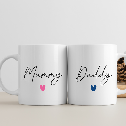 Mummy & Daddy Sweet Mugs