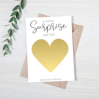 A Little Surprise Scratch Card
