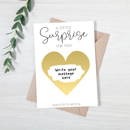A Little Surprise Scratch Card