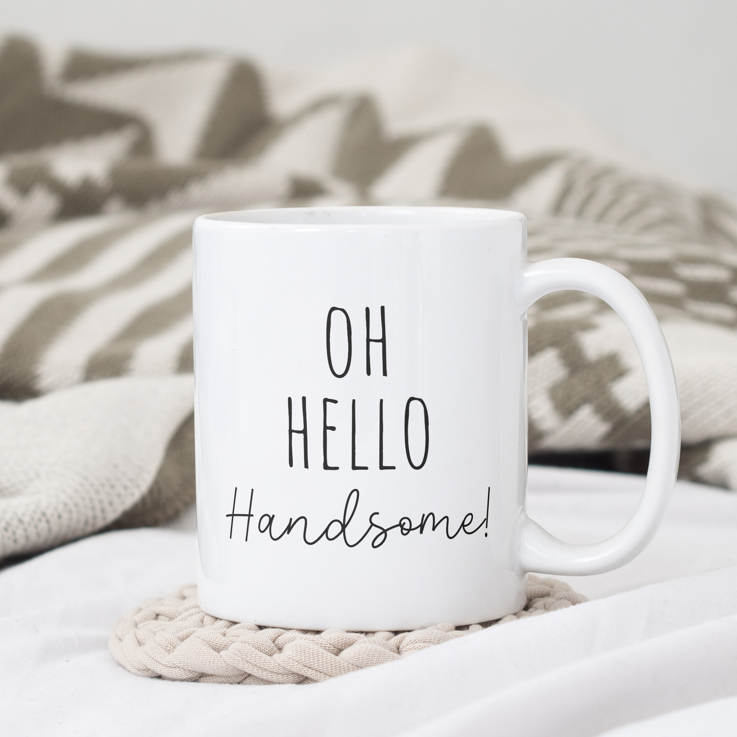 Hello Gorgeous Hello Handsome Mugs