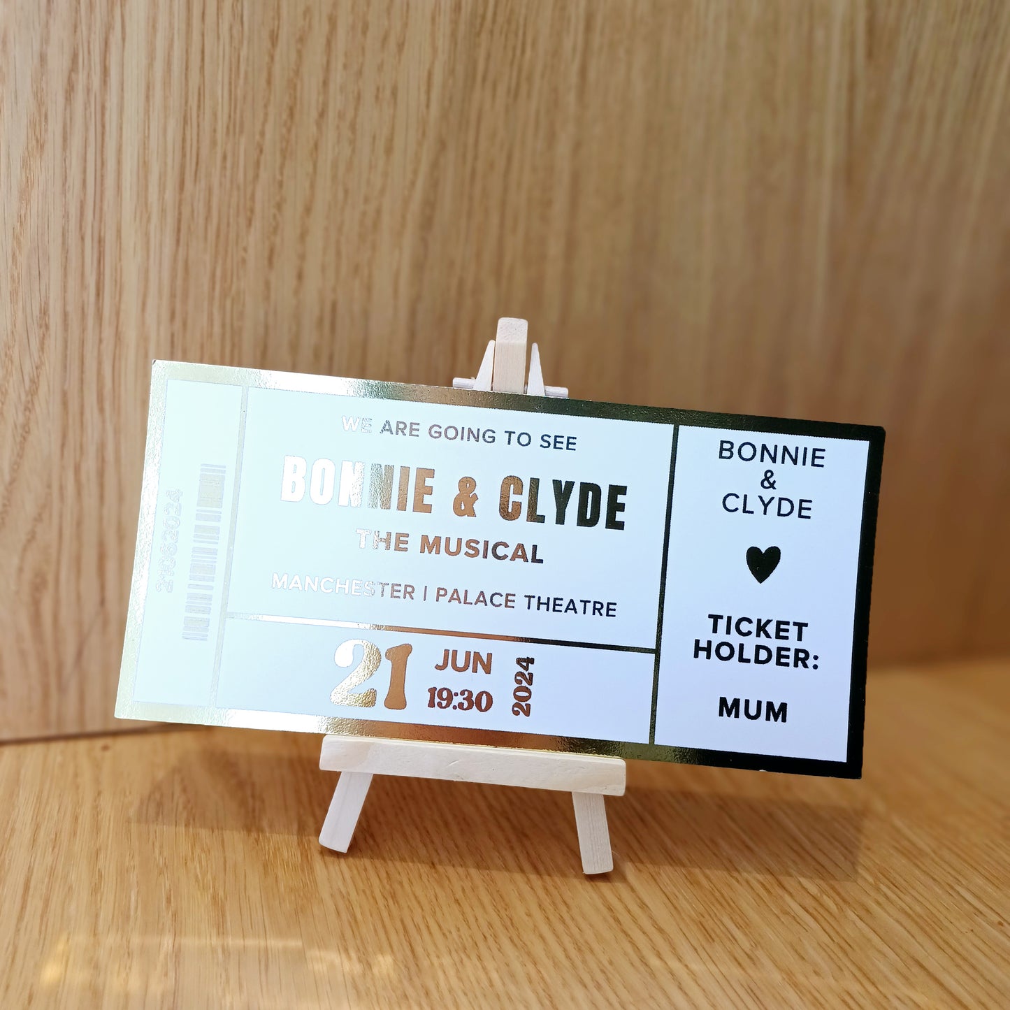 Personalised Event Ticket